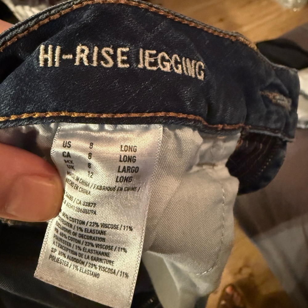 American Eagle Outfitters Skinny Jeans in Blue Denim Wash 8 - Picture 5 of 5